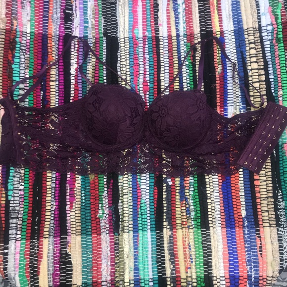 Body Frosting Purple lace halter bra - Picture 3 of 6